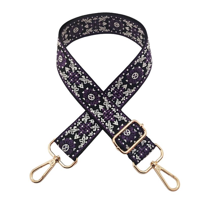 3,8 cm Justerbar Färgrik Jacquard Axelrem för Väskor