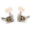 Big Square Head Guitar Machine Heads Silver Folk Instrument Tuning Pegs  For Acoustic Guitar