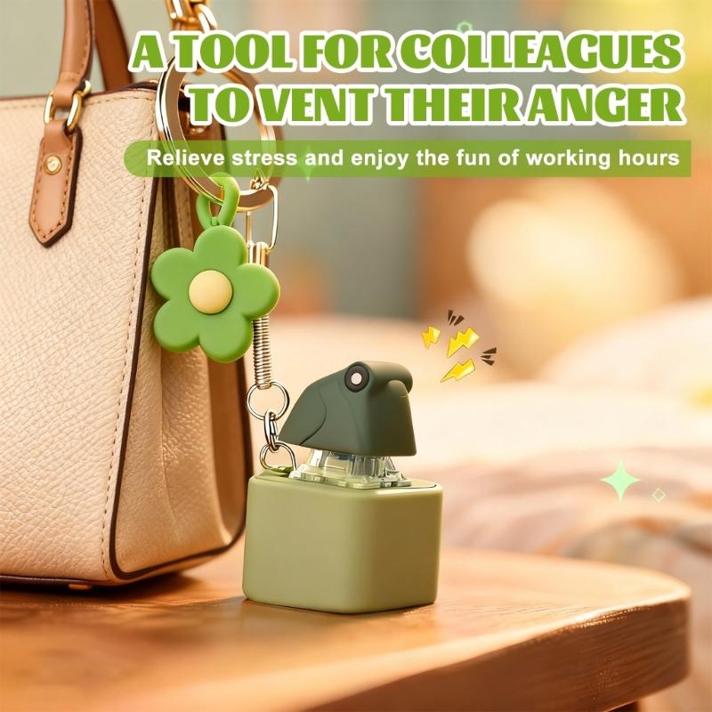 Portable Frogs Shaped Keyboards Accessory Tactile Press Toy Sound Activated Stress Reliever For Adults & Kids