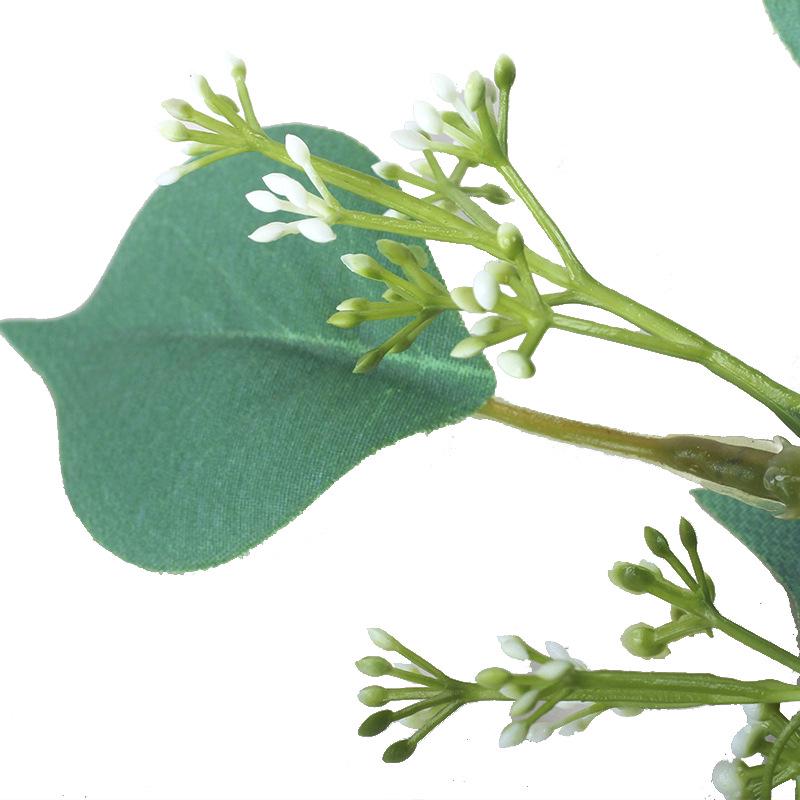 Artificial Green Eucalyptus Leaf Branch - Bodhi Leaf and Flower Arrangement Decor