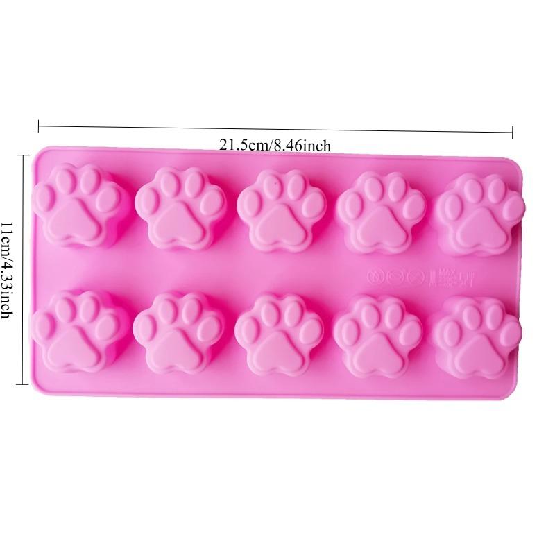 Cat Claw Shape Silicone Mold DIY Baking Tool for Chocolate Cake Candy Pudding Jelly Soap Resin and Ice Cube Making