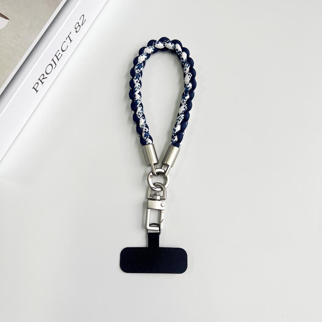 Creative Hand-Woven Mobile Phone Lanyards, Wristbands, Short Rope Strings, Pearl Jewelry, Pendants, Safety Anti-Loss Ropes