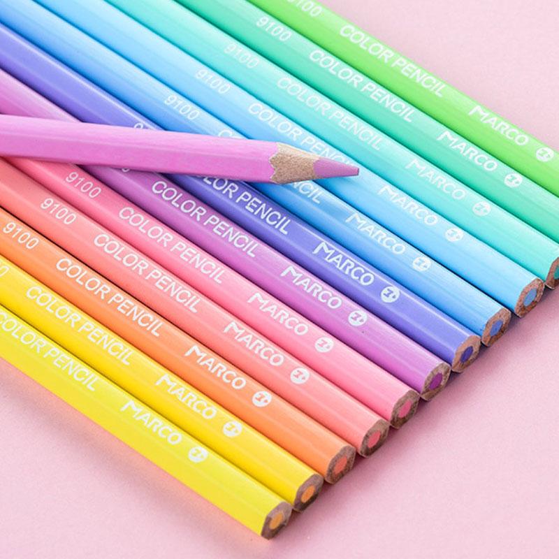 12Pc/Set Pastel Colors Pencils Soft Trendy Non-Toxic Color Pencil For School Kid-buy at a low prices on Joom e-commerce platform