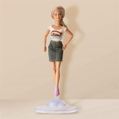 1/5/10/15pcs Transparent Display Frame For Doll Stand Toys For Waist Support Assist Girl Dolls Model Holder Accessories