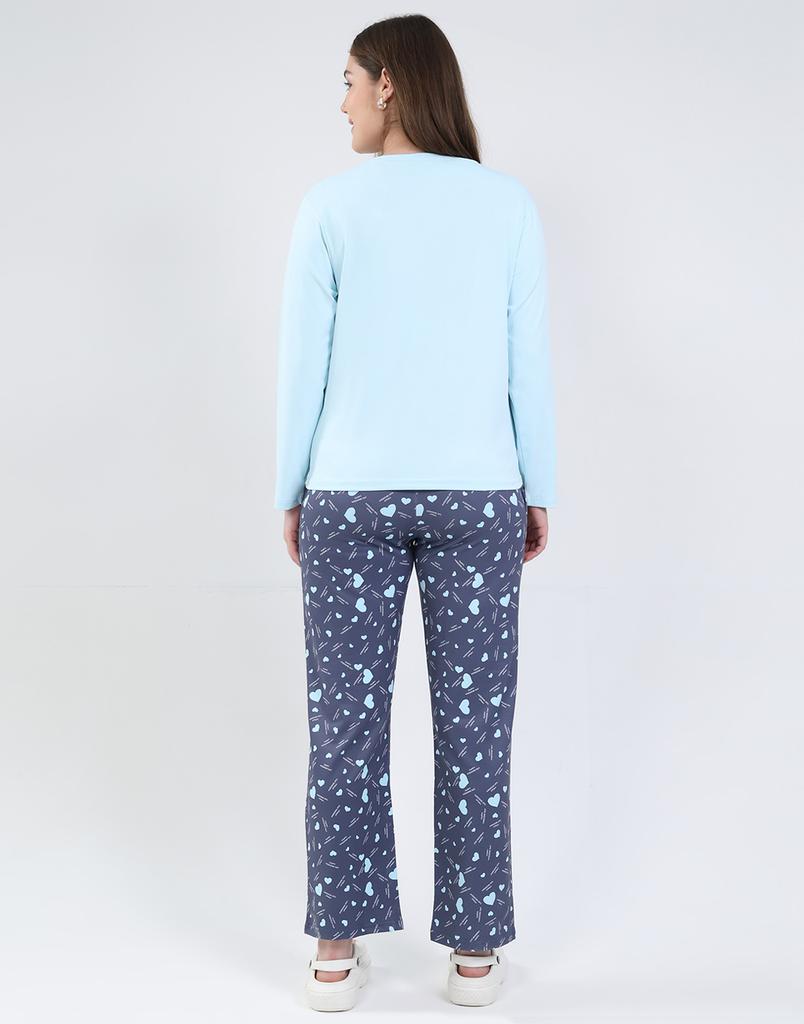 MONTE CARLO Conjunto inferior de manga larga con cuello redondo para mujer