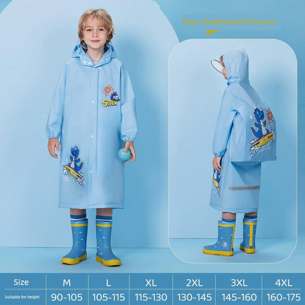Children's Raincoat for Boys, Waterproof, Lightweight, Special for Kindergarten and School, for Girls, Primary School Students, Poncho, 2026 New Model