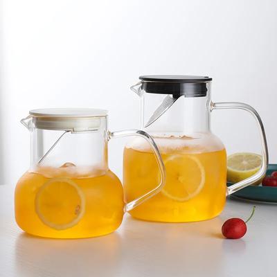 Théière en Verre Résistant à la Chaleur Pot de Partage pour Café Infusé à la Main Théière avec Infuseur pour Faire Bouillir l'Eau Bouilloire Théière Japonaise pour Infusion Bar