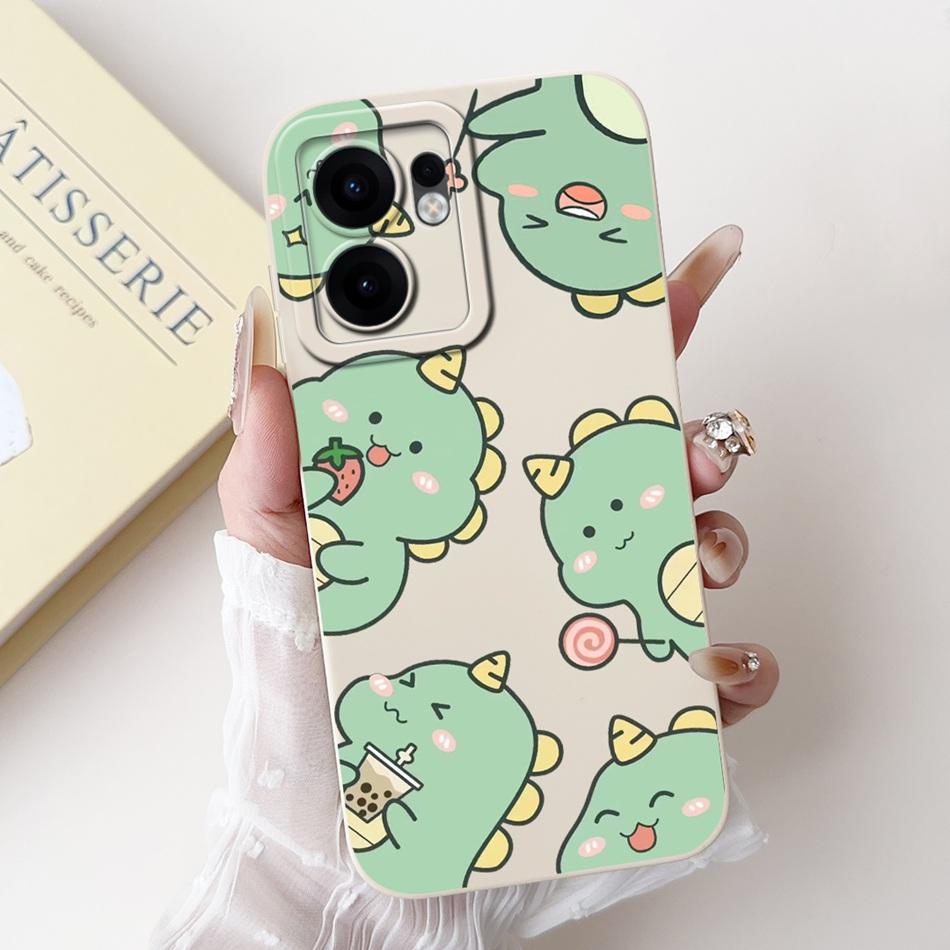 For OPPO Reno13 F 4G 5G Reno13 Pro Cute Cartoon Astronaut Cat Phone Case Reno 13F 13 13Pro Soft Silicone Shockproof Cases