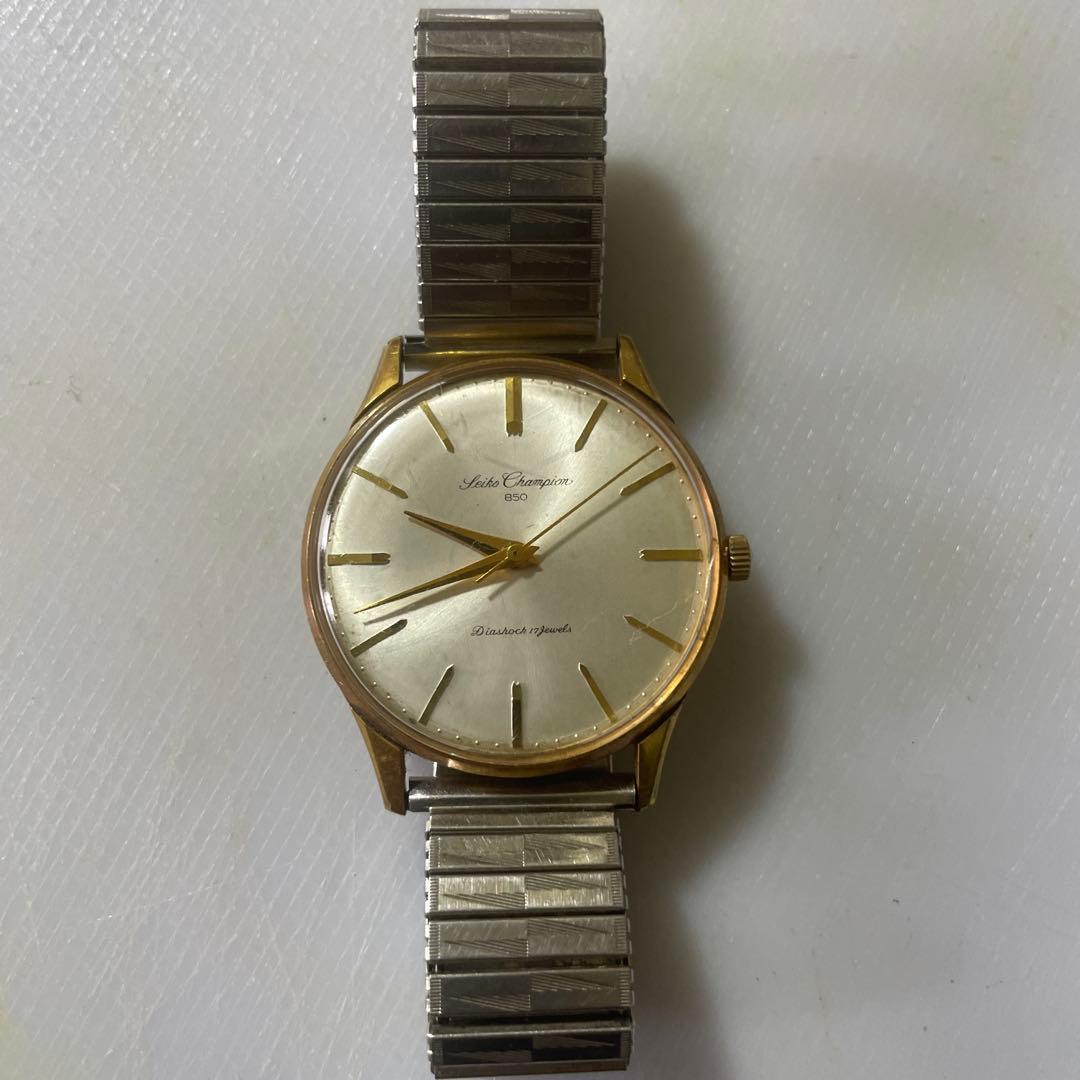 Used Seiko Champion 850 manual winding watch body