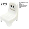 Desktop Phone Holder 3D Printed Holder, Ghost Chair Shape Compact Stand, Hands-free Portable Anti-Slip Decorative for Home Office Travel Stand
