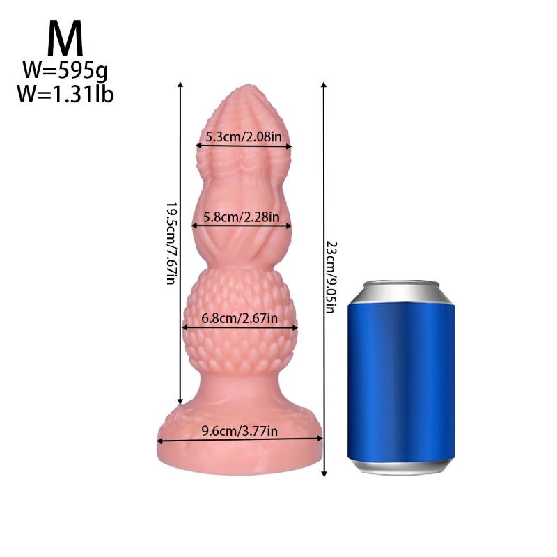 Butt Plug Trainer Kit, Large Anal Plug for Beginners & Advanced, Safe Silicone Sex Toys for Men Women Couples Gifts