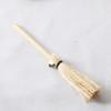 2Pcs Dollhouse Broom Fine Workmanship Handmade Portable Miniature Mini Craft Broom Dollhouse Accessories