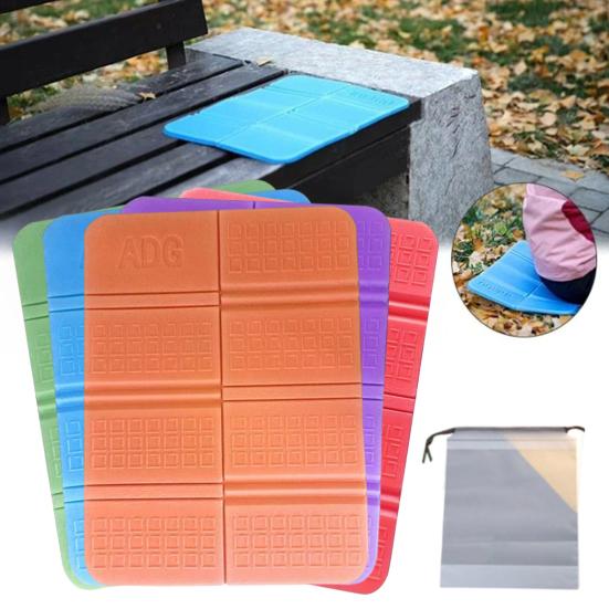 1/2Pcs Foam Seat Mat with Storage Bag Folding Seat Cushion Waterproof Lightweight Outdoor Hiking Camping Sitting Pad Stadium Mat