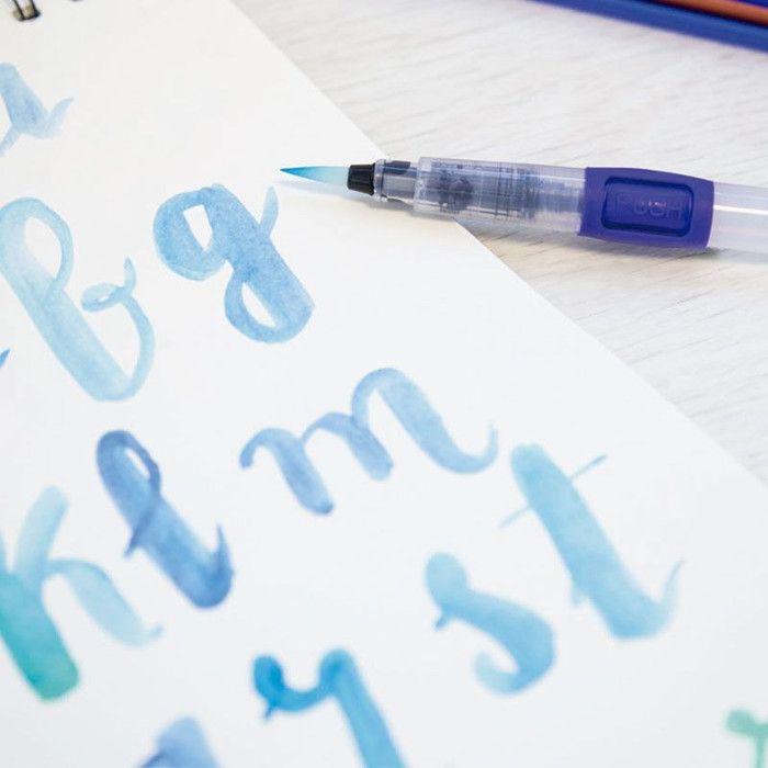 Pinceau et crayons aquarellables - Milan - Set de 5 crayons - Mines de 3,5 mm - Multicolore - Mixte