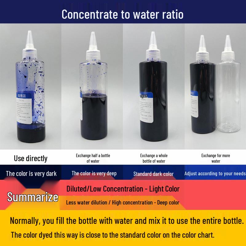 14-Color Eco-Friendly Tie-Dye Kit: Includes DIY Tools and Cold Dye Pigments, 250ML Bottles