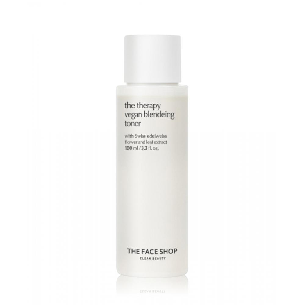 The Face Shop The Therapy Vegan Blending Toner 100ml FREE