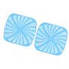 2 Stück Fritteuse Wiederverwendbare Silikon Fritteusen Einlage Kratzfeste Silikon Einlegematte für Ninja Foodi AG301 Fritteuse Blau