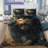 Cartoon Pattern Bedding Quilt Set Quilt Cover Pillowcase Home Decoration Birthday Gift (1 * Duvet Cover + 2 * Pillowcase, Without Core)