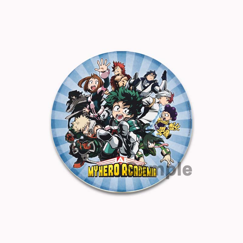 

32/44/58 мм аниме Моя геройская академия брошь Мидория Изуку Бакугоу Кацуки Тодороки Шото мультфильм значок аксессуары ювелирные изделия подарок ручной работы круглые булавки 58mm