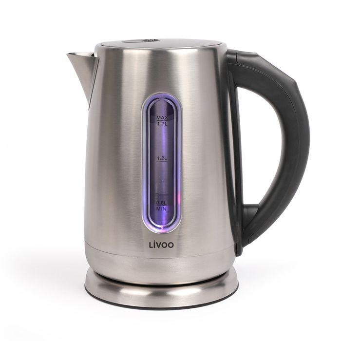 Livoo Bouilloire Sans Fil 1.7l 2200w Températeur Variable Multi-couleurs - Dod189