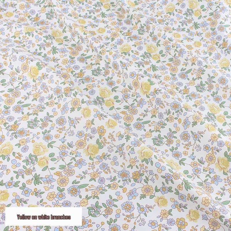 Strictly Selected Floral Print Cotton Twill Fabric for Baby Dress & Kids' Bedding