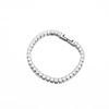 Trend Light Luxury Silver Zircon Bracelet Titanium Steel Does Not Fade, Men's Same Street Eye-catching Fashion Match