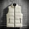Vest men's autumn and winter light and thin trend sleeveless vest new outer wear vest jacket vest men's lapel