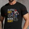 Funny Dirt Bike Design For Boys Girls Motorbike T-Shirt Fashion VintageSummer Casual Short Sleeve O-neck Motorbike Tops Tee