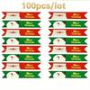 10pcs/set Cute Merry Christmas Santa Claus Snowman Seal Sticker Party Baking Package Paper Tags Labels Xmas Gift