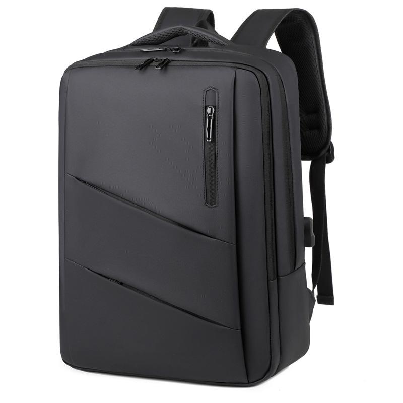 

High-Capacity Business Travel Backpack with USB for Commuting and Cross-Border Travel чорний