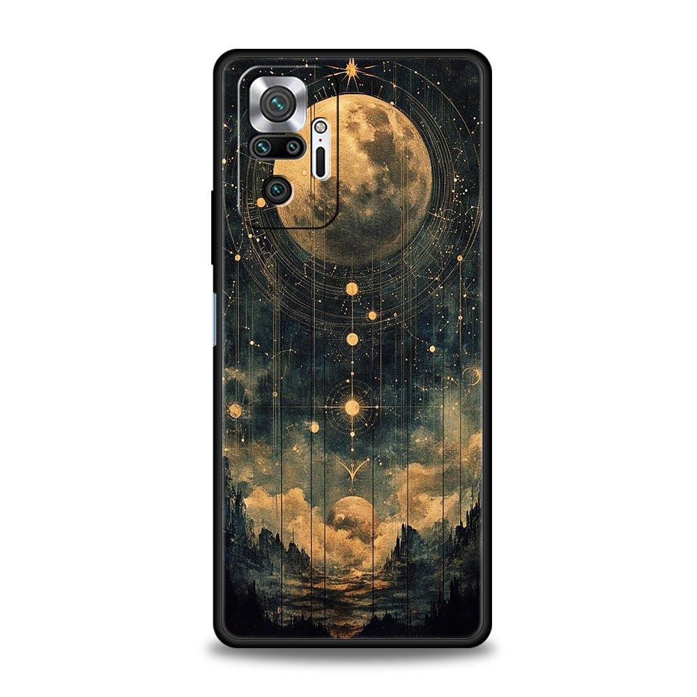 Fashion Starry Sky Stars Phone Case Cover for Redmi 14C 10C Note 15 14 13 12 10 11 K40 Pro Plus 5G Shockproof Soft TPU Shell