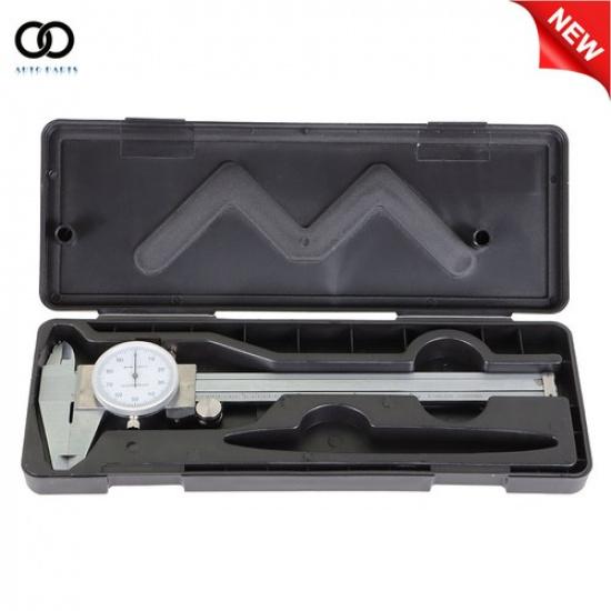 6 /0.001  Dial Caliper Premium Precision  Shock Proof Carbon Steel