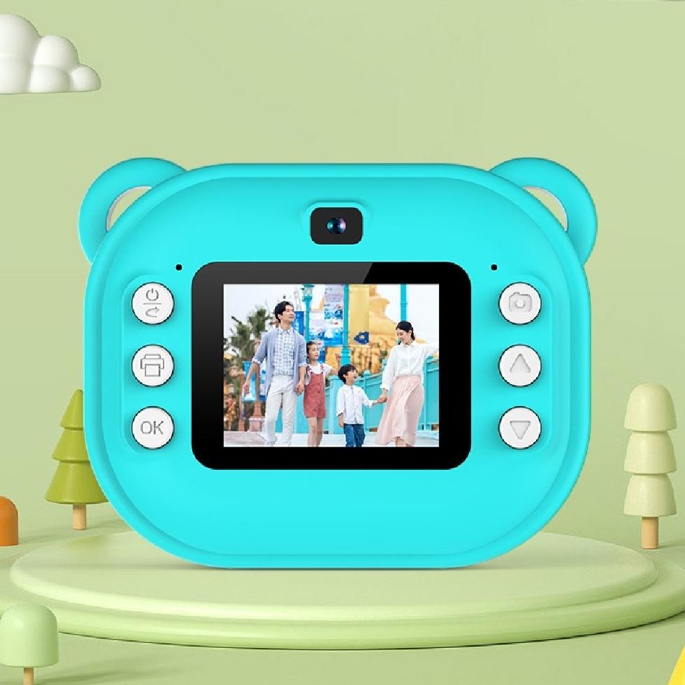Polaroid Infantil Pode Tirar Fotos e Imprimir Mini Câmeras Digitais, Impressão Infantil Pequenas DSLRs