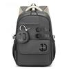 New High-end Nylon Junior High School Student School Bags College Boy Large Capacity Waterproof Travel Backpacks Lightweight Wear-resistant Rucksack
