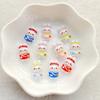 30pcs Resin Colorful Mini Cute Cartoon Rabbit Figurines Flat back Nail Art DIY Scrapbook Crafts Nail Art Flatback Rhinestone