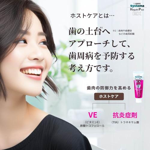 LION Systema Toothpaste Haguki Plus EX 1450ppmF 90g
