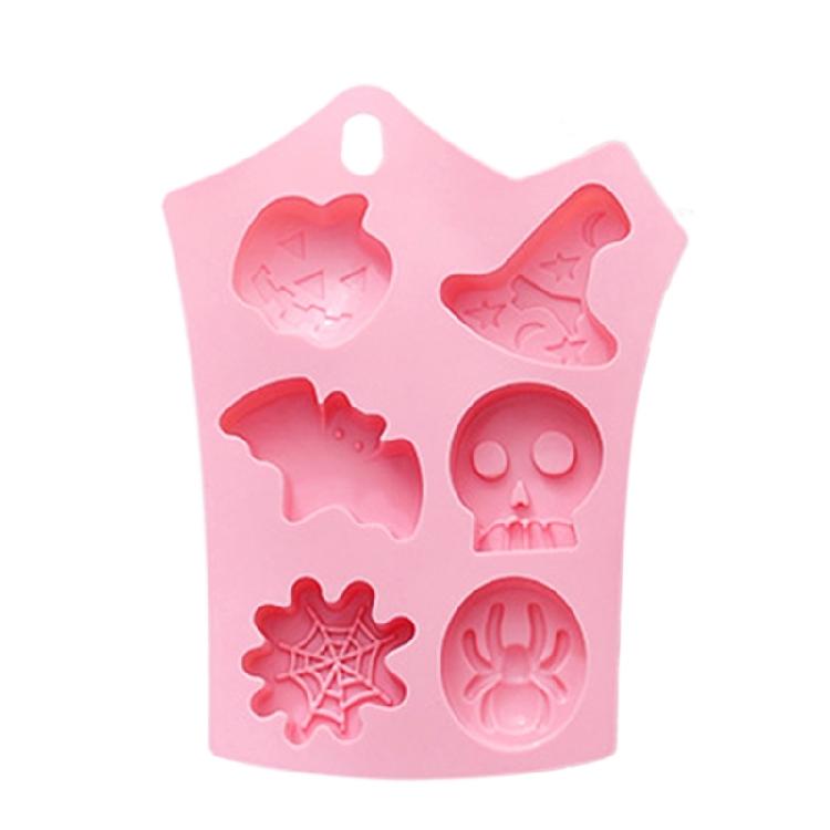 

Soap Molds 3D Handmade Soap Bar Craft Kitchen Baking Tools Halloween Theme Safe розовый