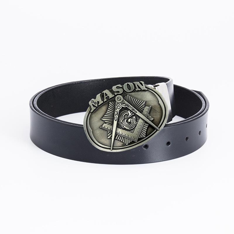 Men's Personalized Belt Fashion Trend Belt Pure Cowhide Belt