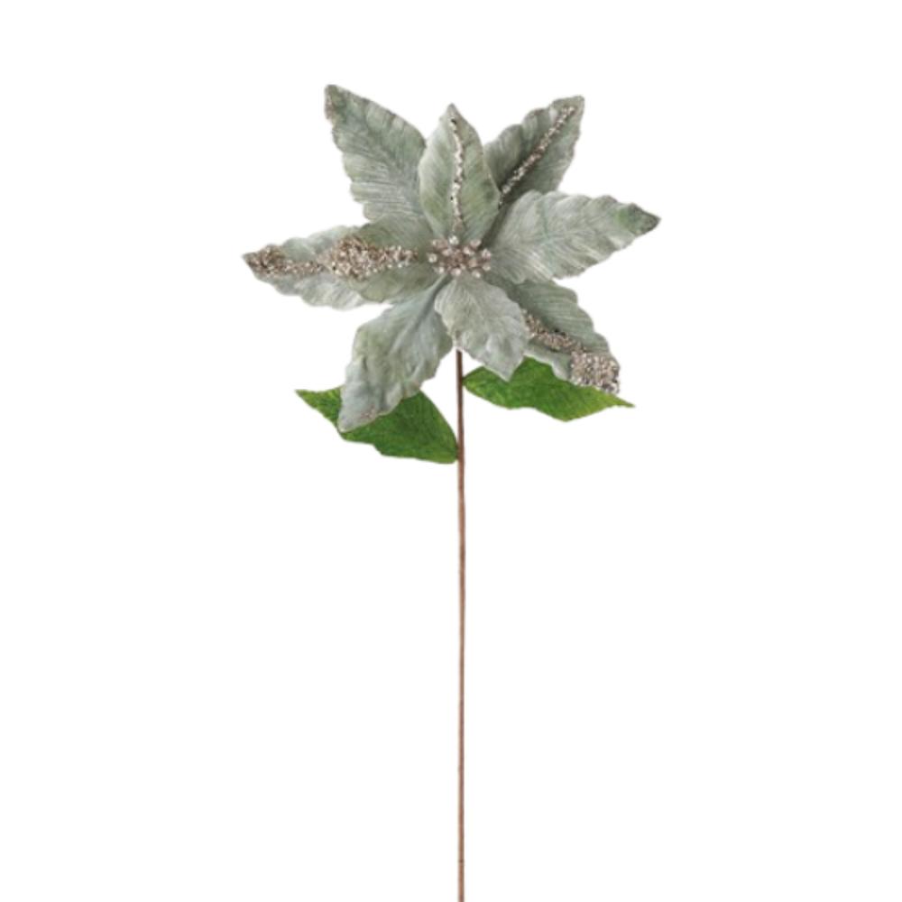 33cm Simulated Christmas Flower Handmade Christmas Tree Decorations New Year Gift