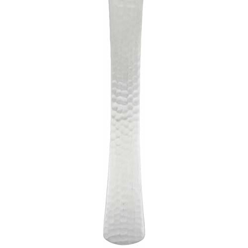 Nichi Nichi Tools Hammered Slotted Stainless Steel Spoon, Made in Japan, Dishwasher Safe, S-24