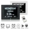 Home Decor Electronic Date Table Large LCD Screen Large Letter Electronic Dashboard Calendar Alarm Clock Digital Clock