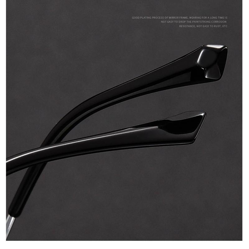 New Business Anti Blue Light Blocking Men Reading Glasses Cr-39 Resin Aspheric Glasses Lenses Metal Retro Frame Optical Eyewear