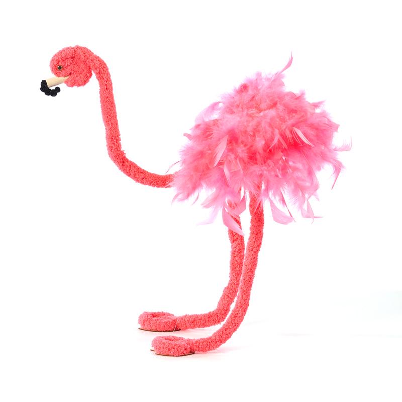 Flamingo Creative Novel Handmade Wooden String Puppet Toy