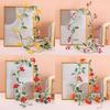 Christmas Decorative Faux Vine With Red Fruit For Holiday Home Decor