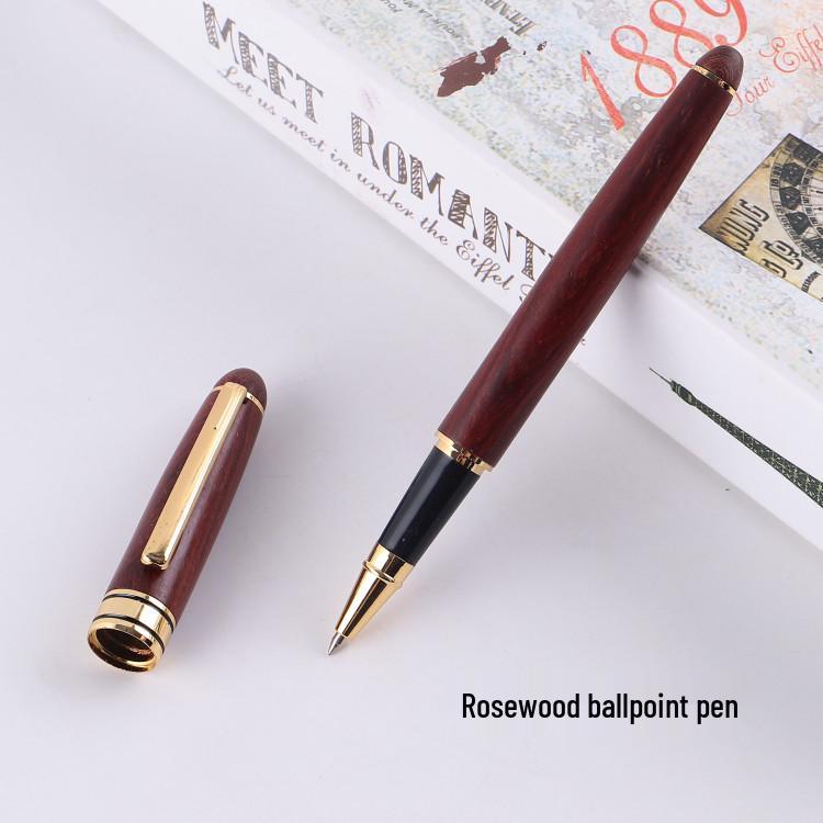 Universelle Schwarze Kugelschreiber-Mine mit Rundspitze - Metall Carbon, Neutral und Nachfüllbar