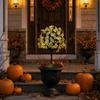 Artificial Pumpkin Ground Pick for Halloween Indoor Outdoor Decor
