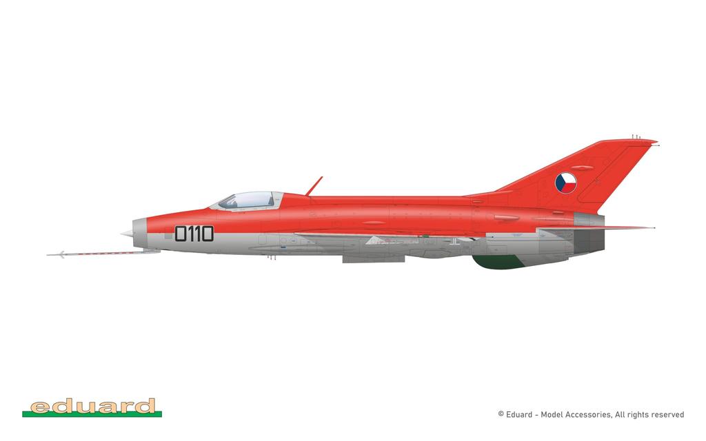 Eduard 1/48 Limited Edition MiG-21F-13 Czechoslovak Air Force Plastic Model Kit EDU11190 (Airplane)