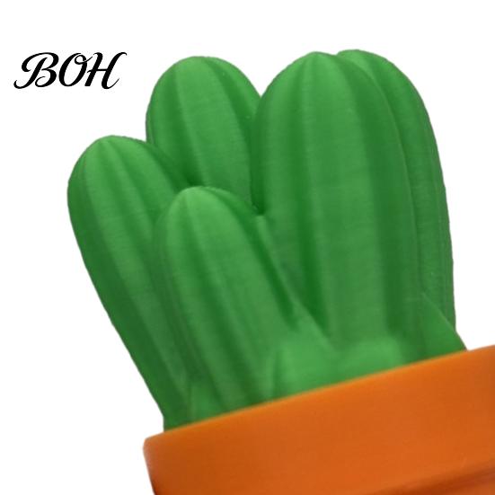 Relaxing Fidget Clicker 3D Printed Cactus Toy, Simulated Succulents Desk Small Accessory Ornament, Mini Portable Sensory Toy for Adults Tactile