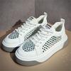 Fashion Trend New Designer Men's Fashion Charm Rhinestone All Match Mixed Thick-soled Causal Shoes Male Walking Sneakers Zapatos Hombre