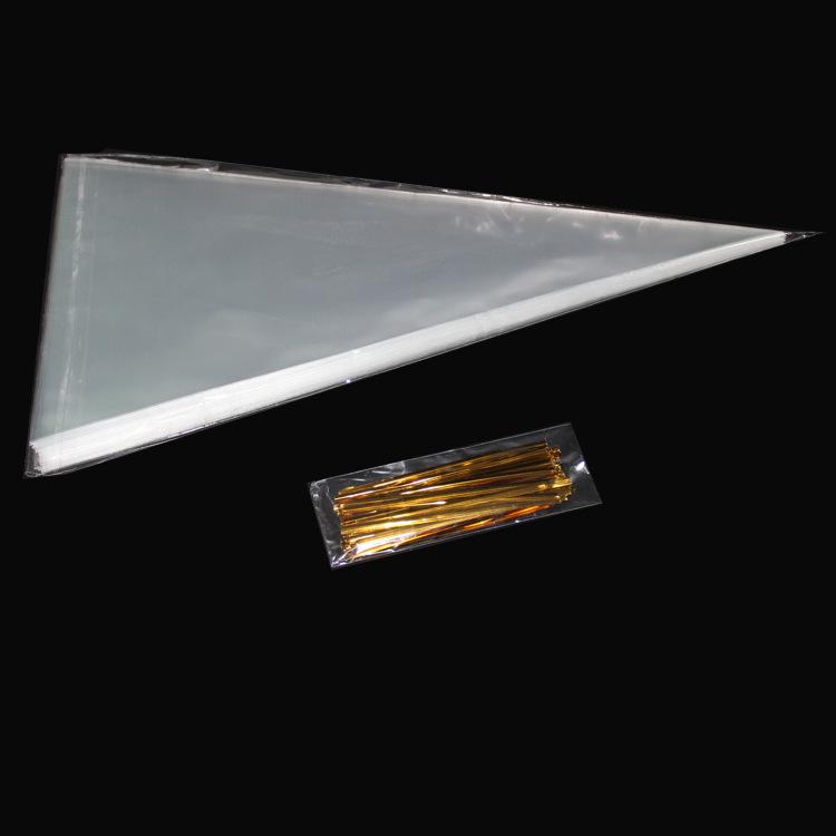 Environmentally Bags 100Pcs Candy Bags Sweet Popcorn Bags Chocolate Bags Gift Bags Packing Bag Cellophane Clear Plastic Bag Jewelry Accessory